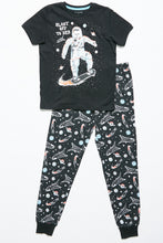 Boys Graphic Blast Off To Bed 2 Piece Pajama Set thumbnail 1