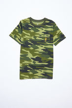 AERO Boys Camouflage Peace Sign Take It Easy Pocket Graphic Tee thumbnail 1