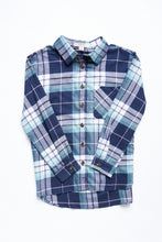 AERO Girls Flannel Plaid Button-Up Shirt thumbnail 1