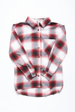 AERO Girls Flannel Plaid Button-Up Shirt thumbnail 3