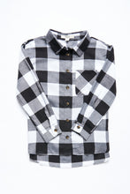 AERO Girls Flannel Plaid Button-Up Shirt thumbnail 5