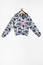 AERO Girls Camouflage Aéropostale Follow Your Dreams Graphic Cinch Waist Pullover Hoodie thumbnail 1