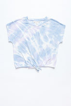 AERO Girls Super Soft Tie Dye Tie Front Cinched Top thumbnail 2