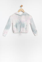 AERO Girls Super Soft Tie Dye Cinched Pullover Hoodie thumbnail 1