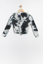 AERO Girls Super Soft Tie Dye Cinched Pullover Hoodie thumbnail 4