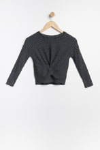AERO Girls Super Soft Twist Front Long Sleeve Top thumbnail 2