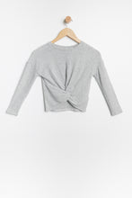 AERO Girls Super Soft Twist Front Long Sleeve Top thumbnail 3