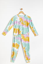 AERO Girls Tie Dye Aéropostale Weekend Graphic 2 Piece Pajama Set thumbnail 1