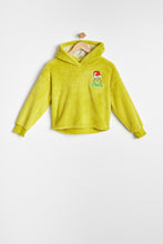 AERO Girls Grinch Sherpa Embroidered Pullover Pajama Hoodie thumbnail 1