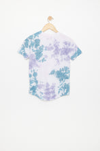 AERO Girls Tie Dye Powerpuffs Girls Graphic Curved Hem Tee thumbnail 2