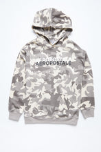 AERO Boys Camouflage Aéropostale Graphic Chest Print Pullover Hoodie thumbnail 1