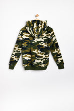 AERO Boys Aéropostale Camouflage Graphic Sherpa Pullover Hoodie thumbnail 2