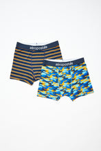 AERO Boys Camouflage And Stripe Graphic Boxer Briefs 2-pack thumbnail 1