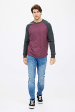 Thermal Colour Block Crew Neck Raglan Long Sleeve thumbnail 13