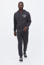 Lucky Brand 1990 Burnout Zip-Up Hoodie thumbnail 2