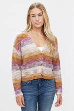 V-Neck Ombre Cardigan thumbnail 1