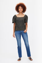 Short Sleeve Tie-Side Peasant Top thumbnail 2