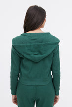 Waffle Crop Zip-Up Hoodie thumbnail 13