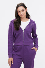Waffle Crop Zip-Up Hoodie thumbnail 19