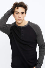 T-shirt henley thermique manche longue raglan thumbnail 5