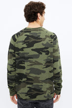 T-shirt thermique raglan camo à manche longue thumbnail 3