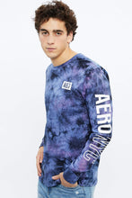 AERO NYC Sleeve Tie Dye Long Sleeve Graphic Tee thumbnail 5