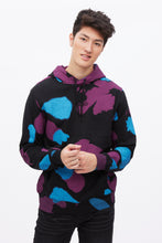 AERO Tie Dye Tonal Embroidery Graphic Pullover Hoodie thumbnail 2