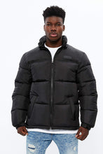 Aéropostale Mock Neck Colour Block Puffer thumbnail 6