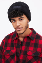 AERO Chunky Knit Patch Cuff Beanie thumbnail 1
