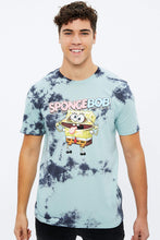 T-shirt teint noué à imprimé Spongebob fou thumbnail 2
