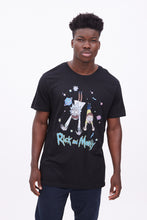 T-shirt a imprimé graphique Rick et Morty flottant thumbnail 1