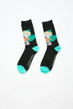 Chaussettes à imprimé graphique Les Simpsons Krusty le Clown thumbnail 2