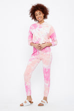 AERO jogger sorbet rose en teinture nouée thumbnail 2