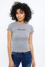 Aéropostale Ribbed Graphic Baby Tee thumbnail 2