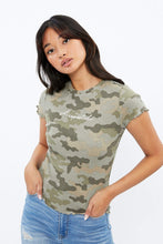 Aéropostale Ribbed Graphic Baby Tee thumbnail 1
