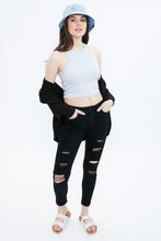 Ribbed High Neck Crop Tank Top thumbnail 19