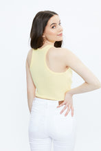 Ribbed High Neck Crop Tank Top thumbnail 24