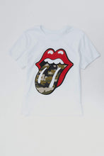T-shirt petit ami à imprimé Rolling Stones langue camo thumbnail 4