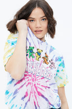 Oversized Grateful Dead Tie Dye Graphic Tee thumbnail 1