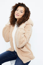 Cardigan sherpa à capuche thumbnail 1