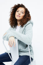 Cardigan sherpa à capuche thumbnail 9