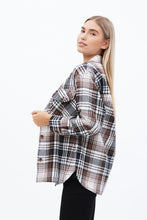AERO Button-Up Plaid Shacket thumbnail 3