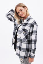 AERO Button-Up Plaid Shacket thumbnail 1
