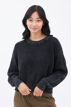 AERO Acid Wash Crew Neck Oversize Pullover Sweater thumbnail 1