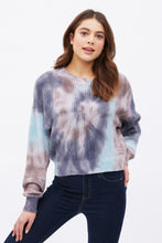 AERO Tie-Dye Crew Neck Oversize Pullover Sweater thumbnail 1