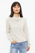 Jacquard Cable Turtleneck Sweater thumbnail 5