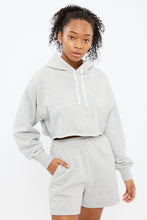 AERO Boxy Crop Fleece Pullover Hoodie thumbnail 2