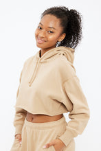 AERO Boxy Crop Fleece Pullover Hoodie thumbnail 5