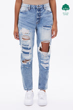 AERO Premium Air High Rise Destroyed Mom Jean thumbnail 1
