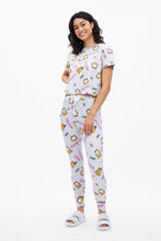 Super Soft Garfield Yawn Graphic Pajama Jogger thumbnail 1